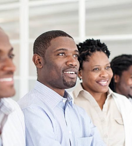 group photo of business partners, cape town, south africa
